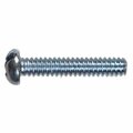 Gizmo 10-32 x 1.5 in. Round Head Combo Machine Screw  Zinc GI963545